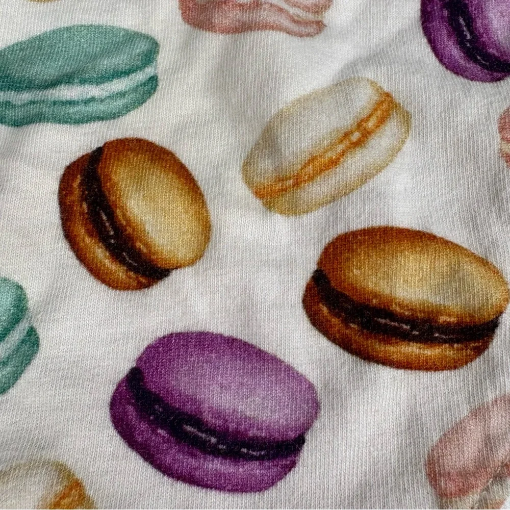Posh peanut two cotton drool bibs pink french bulldogs and white macarons